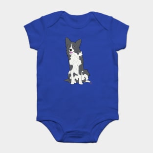 Border Collie Baby Bodysuit